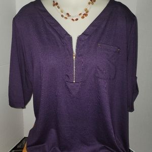 Purple blouse